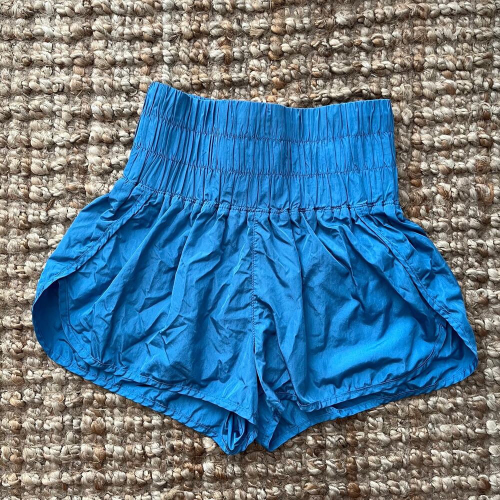 Free People Movement The Way Home Run Shorts Blue S 2” EUC